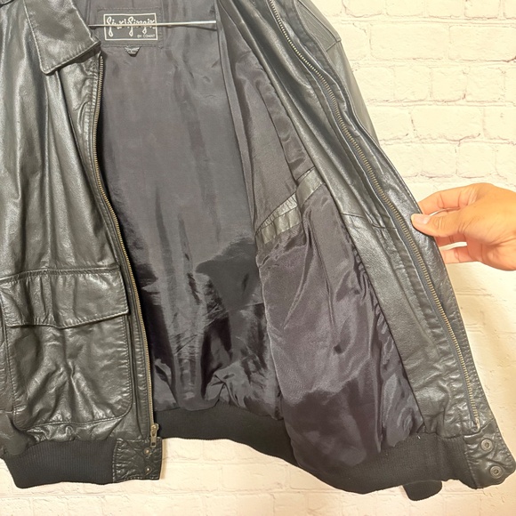 80’s Vintage Gino Di Giorgio Leather Biker Jacket - Picture 7 of 14